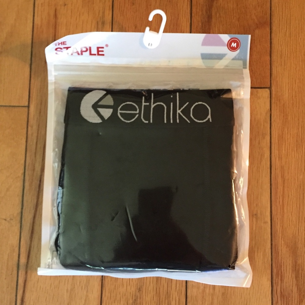 Men’s NEW Ethica Boxer Briefs - Black (Medium)